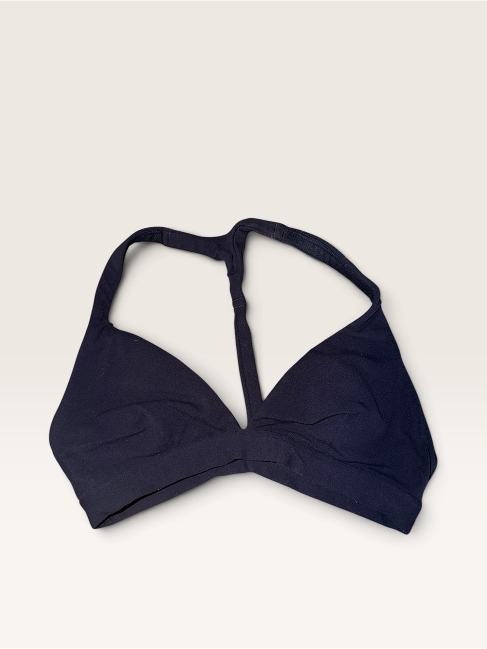 Athleta Navy T-Back Padded Bralette